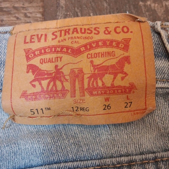 Boy's Levi's 511 size 12 jeans - Picture 3 of 4